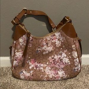 Calvin Klein Large Purse! Cute Floral Design!